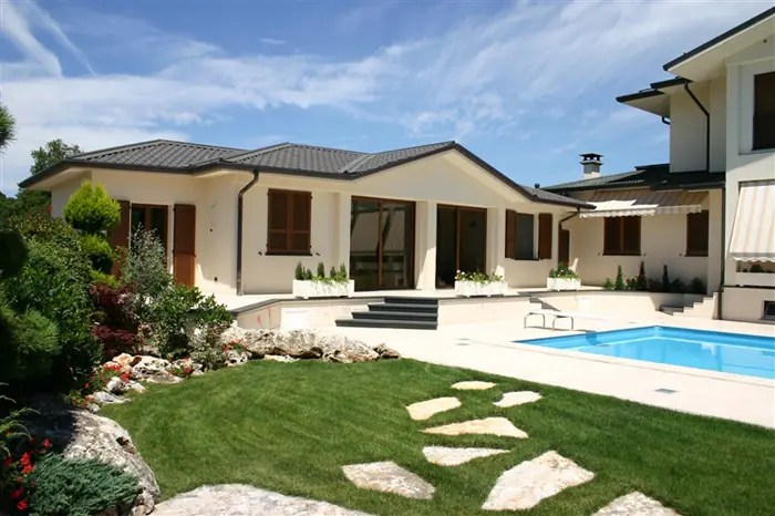 Villa dış cephe dekoratif sıva