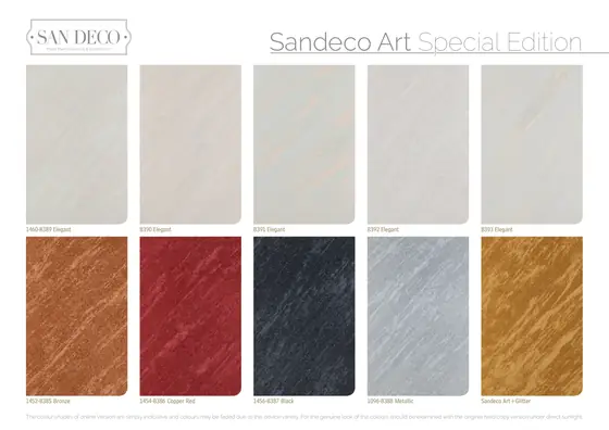 Sandeco Art renk kartelası sayfa 8